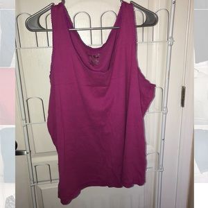 Purple tank top